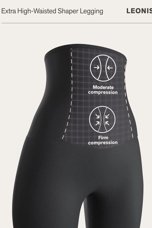 Leonisa Extra High Waisted Firm Compression Legging